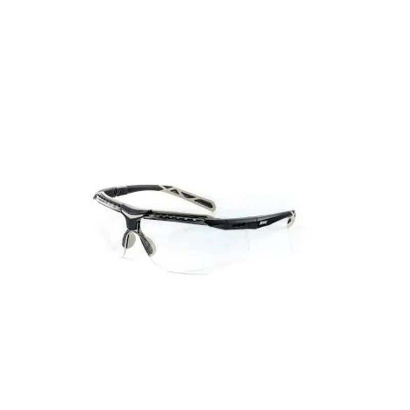 Riley FLUX Safety Spectacles UV Resistant Impact Resistant Grey Black Polycarbonate Lens Thermoplastic RLY00482