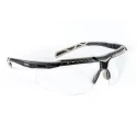 Riley FLUX Safety Spectacles Impact Resistant UV Resistant Clear Lens Black Thermoplastic Frame RLY00484