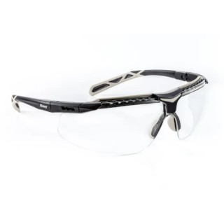 Riley FLUX Safety Spectacles Impact Resistant UV Resistant Clear Lens Black Thermoplastic Frame RLY00484