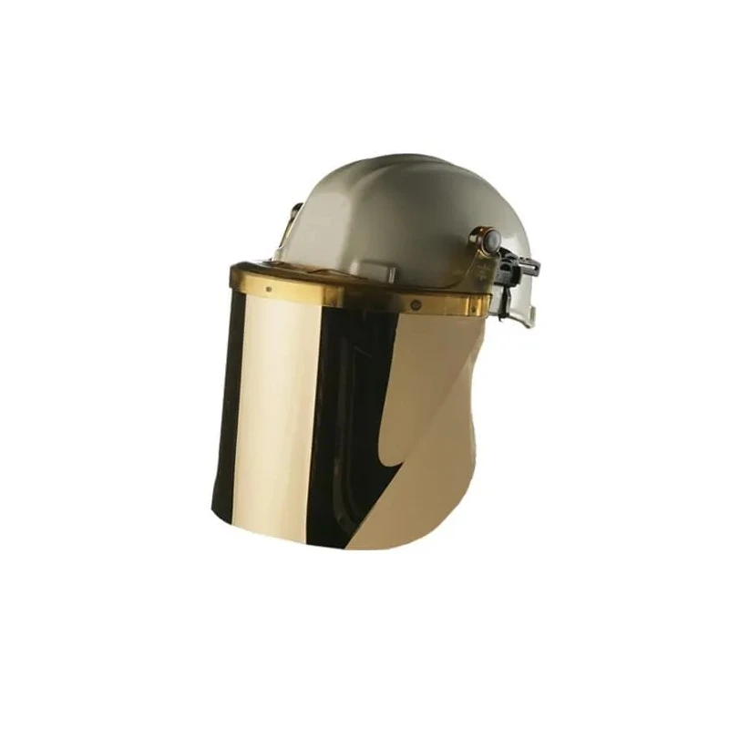 Centurion Safety Gold Lens High Heat Face Shield for use with Vulcan Helmet and Carrier S760