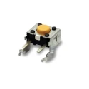 Omron Ivory Tactile Switch Plunger 6 mm SPST 50mA Through Hole IP00 