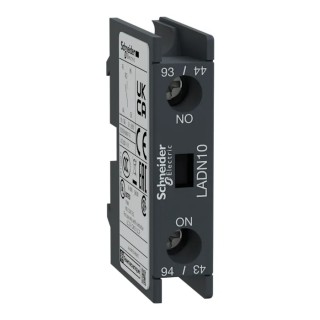 Schneider Electric Auxiliary Contact Block 1 Contact 1 NO Front Mount 10 A 690V AC LADN10