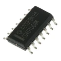 Texas Instruments Schmitt Trigger Input Inverter 6 Elements, 14-Pin SOIC CD40106BM