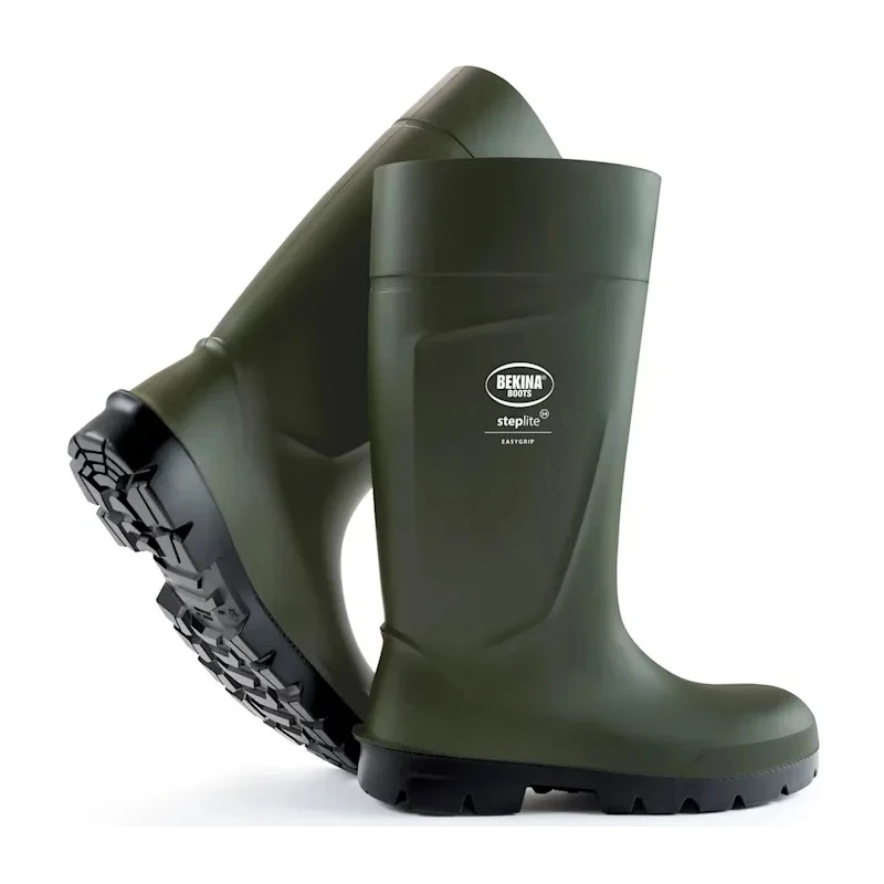 Bekina Steplite EasyGrip Steel Toe Capped Unisex Safety Wellington Size EU 37, SRC Slip Resistant PAN3P/9180AZ122/37