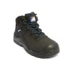 Himalayan Black Composite Toe Capped Unisex Safety Boots Size EU 41, UK 7, US 8, Heat and Slip Resistant B4211-07