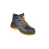 Himalayan Black Steel Toe Capped Unisex Safety Boots Size UK 9 EU 43, SRC Slip Resistant, EN ISO 20345:2011 B5400/09