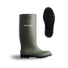 Dunlop Green Unisex Safety Boots Size EU 43, Size UK 9, Size US 10, Water Resistant, Steel Midsole PVC Upper 380VP.43