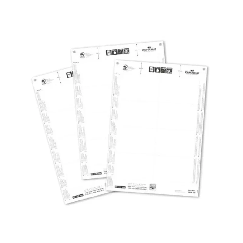 Durable White Adhesive Address Blank Adhesive Label 60mm x 90mm, Quick Peel, Pack of 160 145602
