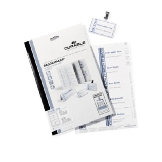 Durable White Adhesive Address Blank Adhesive Label 54mm x 90mm, Quick Peel, PEFC Certified 145502