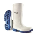 Dunlop White Stainless Steel Toe Capped Unisex Safety Boots Size EU 45 UK 11 CA61131/45