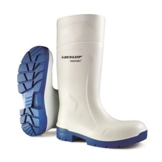 Dunlop White Stainless Steel Toe Capped Unisex Safety Boots Size EU 45 UK 11 CA61131/45