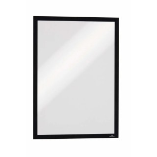 Durable Black A3 Wall-Mount Magnetic Document Frame 446 mm Height 325 mm Width Polyvinyl Chloride 486801