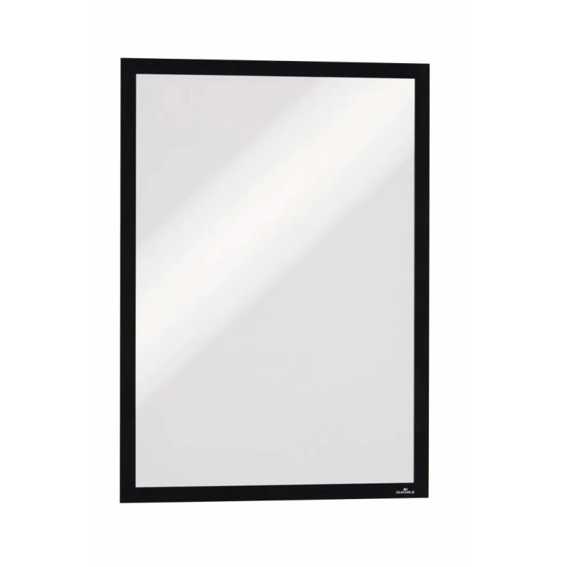 Durable Black A3 Wall-Mount Magnetic Document Frame 446 mm Height 325 mm Width Polyvinyl Chloride 486801