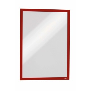 Durable Red A3 Wall-Mount Frame, 446 mm Height, 325 mm Width, Plastic Material 486803
