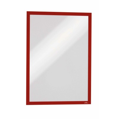 Durable Red A3 Wall-Mount Frame, 446 mm Height, 325 mm Width, Plastic Material 486803