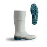 Dunlop White Polyvinyl Chloride Upper and Sole Safety Boots with Stainless Steel Toe Cap Unisex Size UK 10 EU 44 A781331.44