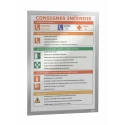 Durable Silver A3 Wall-Mount Frame 445 mm Height 325 mm Width Plastic 487323