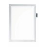 Durable Silver Wall-Mount Polyvinyl Chloride Frame A4 Document Size 323 mm Height 254 mm Width 499323