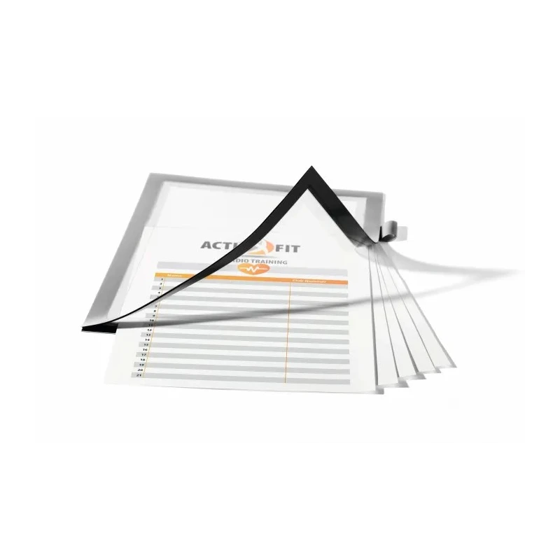Durable Silver Wall-Mount Polyvinyl Chloride Frame A4 Document Size 323 mm Height 254 mm Width 499323