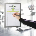 Durable Silver Wall-Mount Polyvinyl Chloride Frame A4 Document Size 323 mm Height 254 mm Width 499323