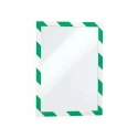 Durable Wall-Mount Frame Green White A4 375mm Height 236mm Width 4944131