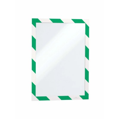 Durable Wall-Mount Frame Green White A4 375mm Height 236mm Width 4944131