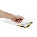 Durable Wall-Mount Adhesive Magnetic A4 Frame Yellow Black Plastic 375mm Height 236mm Width 4944130
