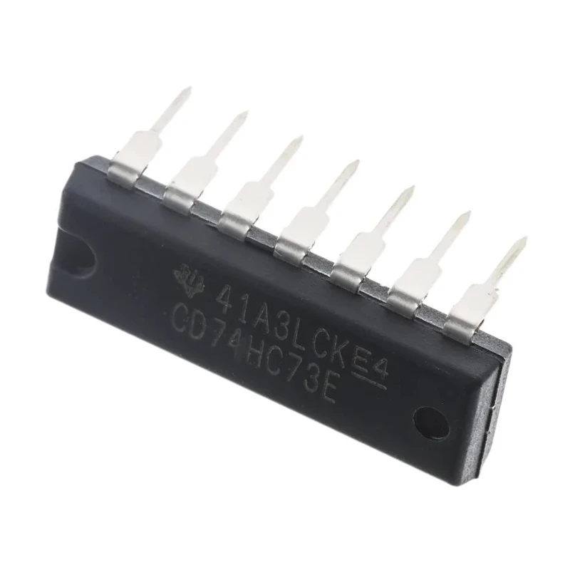 Texas Instruments 2 Flip Flop IC HC, TTL, 14-Pin PDIP CD74HC73E