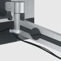 Durable Monitor Arm for VESA Screens 21 to 27 Inch Maximum Load 8kg Silver 290x350x120mm 509023