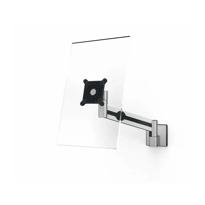 Durable Monitor Arm for VESA Screens 21 to 27 Inch Maximum Load 8kg Silver 290x350x120mm 509023