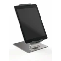 Durable Silver Aluminium Foldable Tablet Stand for 7 to 13 Inch Tablets with Anti-Theft Lock 893023