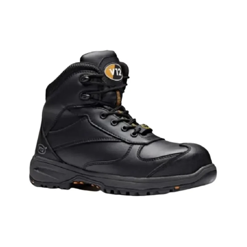 V12 Footwear OCTANE IGS V1925 Black Composite Toe Capped Women's Safety Boots EU 37 EN ISO 20345:2011 V1925-04