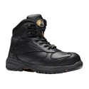 V12 Footwear Black Composite Toe Capped Women's Safety Boots Size UK 6 EU 39 Heat Resistant SRC Slip Resistant V1925-06