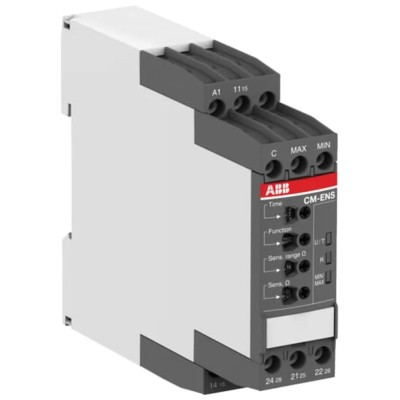 ABB CM-ENS Series Liquid Level Relay DIN Rail Mount 1 Input Voltage 240V AC/DC Rated SPDT Relay 1SVR730850R0300 CM-ENS.31S
