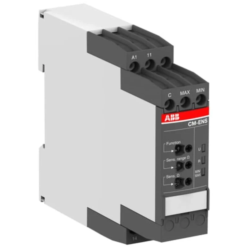 ABB CM-ENS Series Liquid Level Relay, DIN Rail Mount, 1 Input Voltage 240V AC/DC, Rated SPDT Relay 1SVR730850R0200 CM-ENS.21S