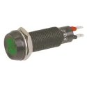 Marl Panel Mount LED Indicator Green, 8.1 mm Mount Hole, Solder Tab Termination, IP67 Rated, 3.2V 677-532-04