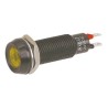 Marl Panel Mount LED Indicator Yellow 8.1 mm Solder Tab Terminal IP67 5V 677-521-20