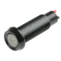 Marl Panel Mount LED Indicator Green 8.1 mm Mount Hole, Solder Tab Termination, IP67, 5V 677-532-20