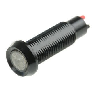 Marl Panel Mount LED Indicator Green 8.1 mm Mount Hole, Solder Tab Termination, IP67, 5V 677-532-20