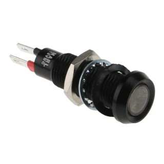 Marl Panel Mount LED Indicator Green, 8.1 mm Mount Hole, Solder Tab Termination, IP67, 12V, 677 Series 677-532-21