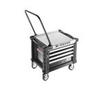 Facom 4 Drawer Wheeled Tool Trolley Black, 814mm Length, 580mm Width JET.CR4NM3APF