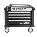 Facom 4 Drawer Wheeled Tool Trolley Black, 814mm Length, 580mm Width JET.CR4NM3APF