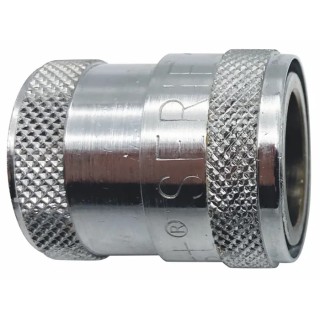 RS PRO Hose Connector 11 mm ID, Chrome Plated Brass Body, Female BSPP Thread, 35 Bar Pressure 234-9560