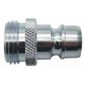 RS PRO Hose Connector 11 mm Inside Diameter Chrome Plated Brass, BSPP Male Thread, 35 bar 234-9566