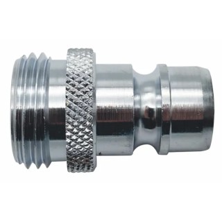 RS PRO Hose Connector 11 mm Inside Diameter Chrome Plated Brass, BSPP Male Thread, 35 bar 234-9566