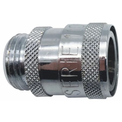 RS PRO Hose Connector 11 mm ID, Chrome Plated Brass Body, BSPP Male Thread, 35 bar Maximum Operating Pressure 234-9563