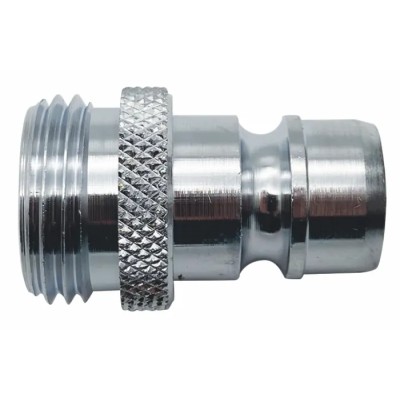 RS PRO Hose Connector Male Thread BSPP Chrome Plated Brass 11 mm ID 35 bar 234-9567