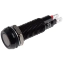 Marl Green Panel Mount LED Indicator Solder Tab Termination 24V DC IP67 8.1 mm 677-532-22