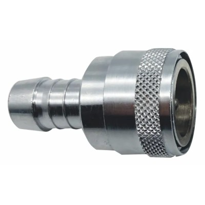RS PRO Hose Connector Chrome Plated Brass Body 11 mm ID, 35 Bar Operating Pressure 234-9568