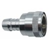 RS PRO Hose Connector Chrome Plated Brass Body 11 mm ID, 35 Bar Operating Pressure 234-9568
